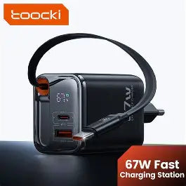 VoltCore 67W 3-in-1 GaN Fast Charger